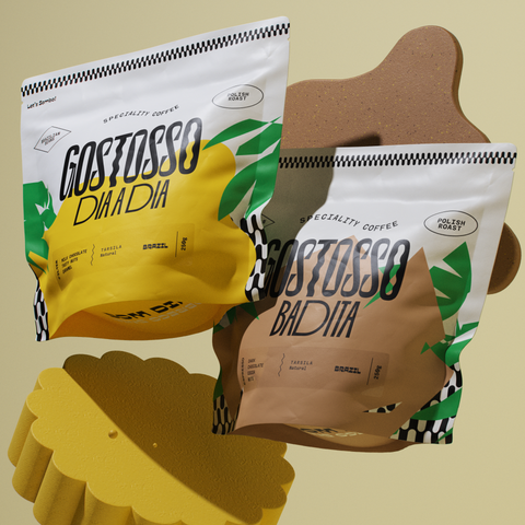 DUAS Clássicas - zestaw kaw brazylijskich: Dia a Dia + Espresso, 2x250g GOSTOSSO