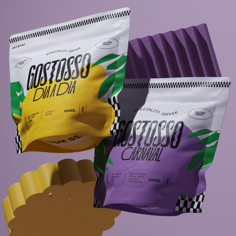 DUAS Loucas - zestaw kaw brazylijskich: Dia a Dia + Carnaval, 2x250g GOSTOSSO